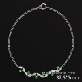 Femmes Natural Green Charm Jade Bracles